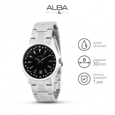 Alba Fashion Quartz Stainless Steel AG8225 Ladies Watch