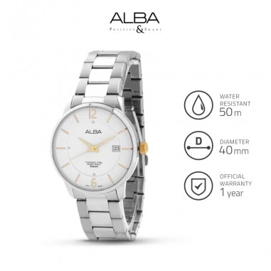 Alba PRESTIGE Quartz Stainless Steel AS9971 Men Watch