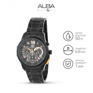 Alba Prestige Quartz Stainless Steel AU2073 Men Watch