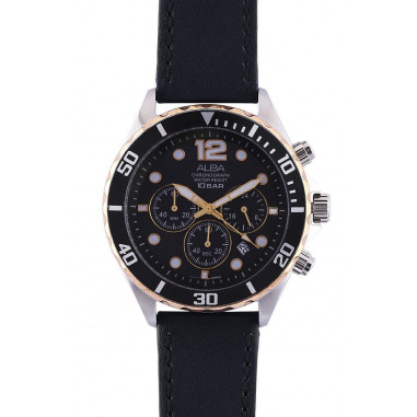 Alba Analog Leather AT3914 Men Watch