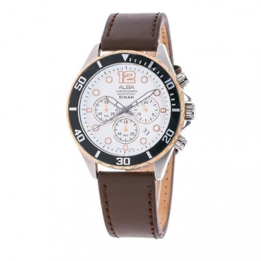 Alba Active Quartz Leather AT3912 Men Watch