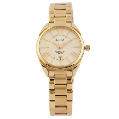 Alba Analog Stainless Steel Ah7H58X1 Ladies Watch