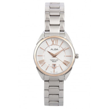 Alba Analog Stainless Steel Ah7H60X1 Ladies Watch