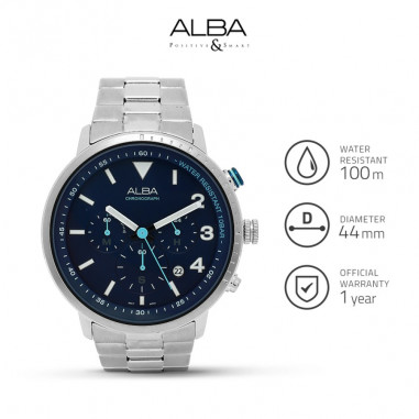 Alba Signa Quartz Stainless Steel AT3F49 Men Watch