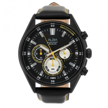 Alba Active Quartz Leather AT3F95 Men Watch