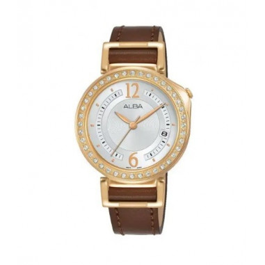 Alba SIGNA Quartz Leather AG8K16 Ladies Watch