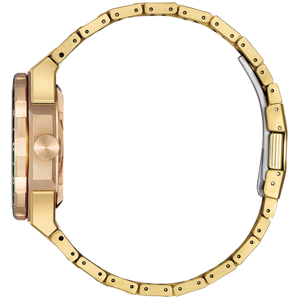 Citizen Series8 NB6033-51E Automatic GMT Black Dial Gold Stainless Steel Strap