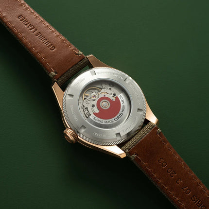 Oris ProPilot 01-751-7761-3164-07-3-2003BRLC Big Crown Big Date Black Dial Green Olive Textile Strap