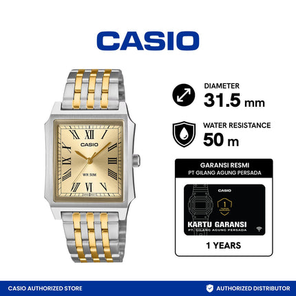 CASIO Jam Tangan MTP-B190SG-9BVDF Analog