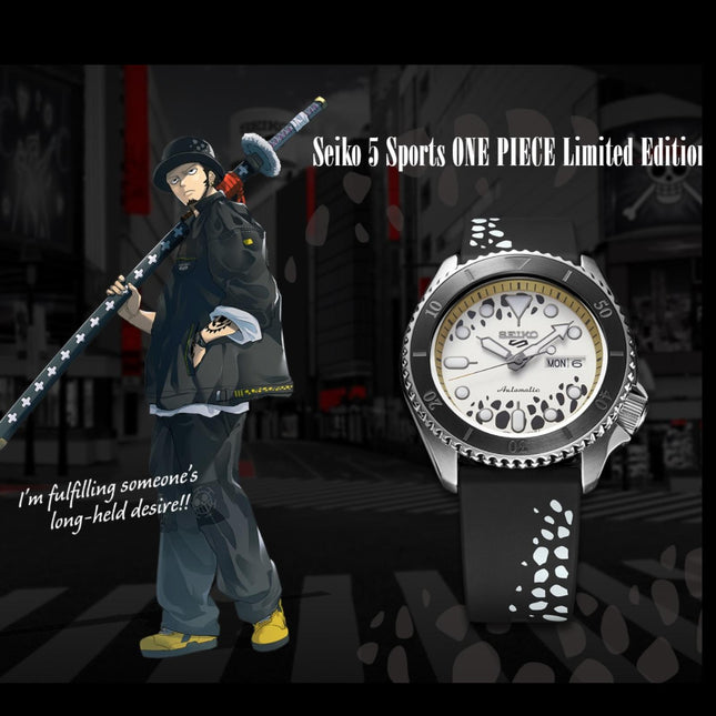 Seiko 5 Sports SRPH63K1 ONE PIECE LAW LIMITED EDITION