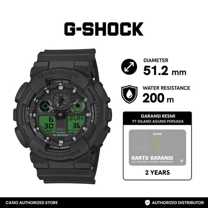 Casio G-SHOCK Jam Tangan GA-100BEG-1ADR Analog Digital