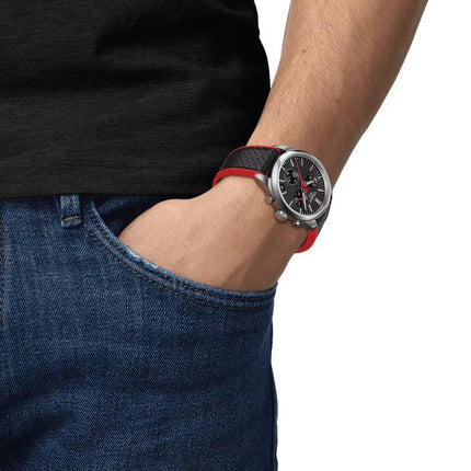 Tissot PR 100 Vuelta 40mm T150.417.11.051.01 Men Black Dial Stainless Steel Strap