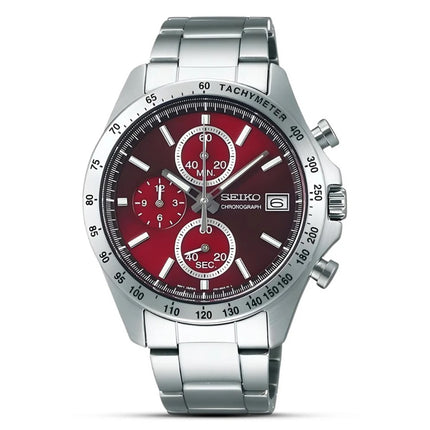 SEIKO SPIRIT SBTQ045 Chronograph Men's Watch Red Limited