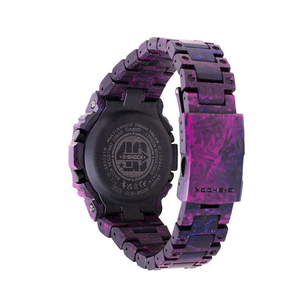 Casio G-Shock GCW-B5000UN-6DR 40th Anniversary Carbon Edition Digital Dial Mixed Purple Carbon Band
