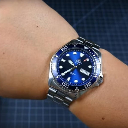 ORIENT RAY II BLUE DIAL AUTOMATIC FAA02005D