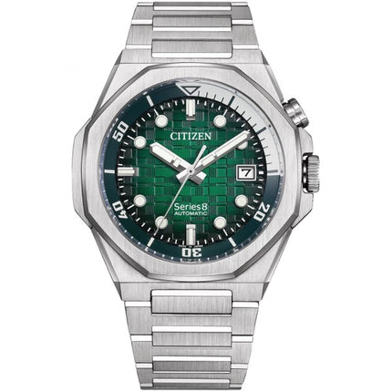 Citizen Series8 890 NB6060-58X Men Automatic Green Dial Stainless Steel Strap