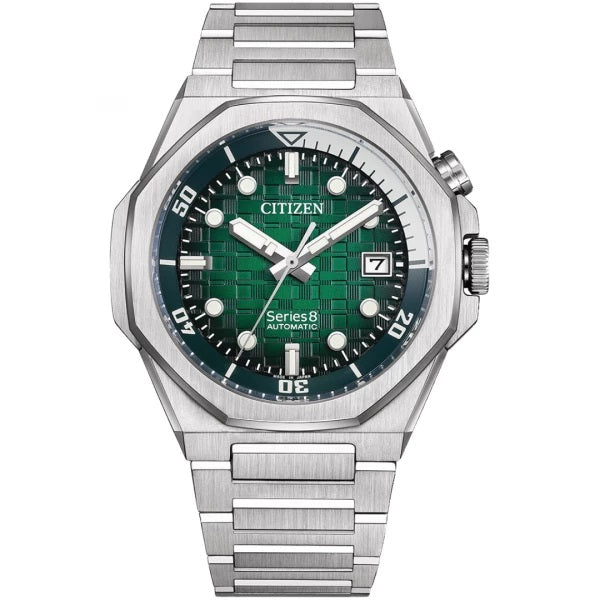 Citizen Series8 890 NB6060-58X Men Automatic Green Dial Stainless Steel Strap