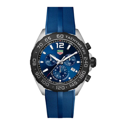 TAG Heuer Formula 1 CAZ101AV.FT8077 Chronograph Blue Dial Blue Rubber Strap