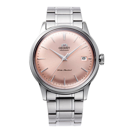 Orient Classic RA-AC0M11Y Bambino 38 Automatic Light Pink Dial Metal Strap