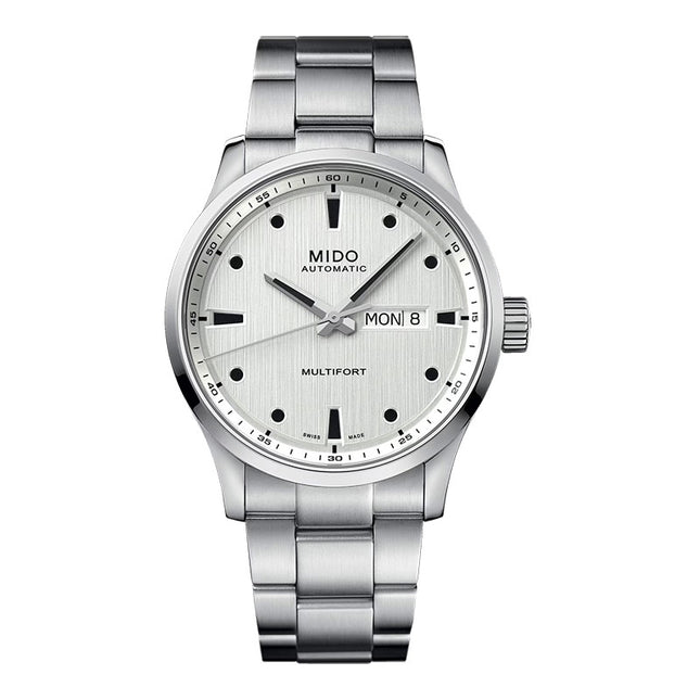 MIDO Multifort M M038.430.11.031.00 Automatic Silver Dial Stainless Steel Strap