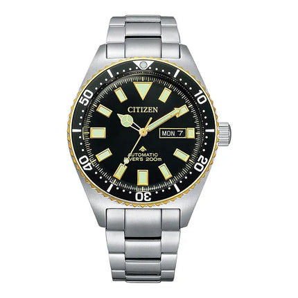 Citizen Promaster NY0125-83E Automatic Diver Black Dial Stainless Steel Strap