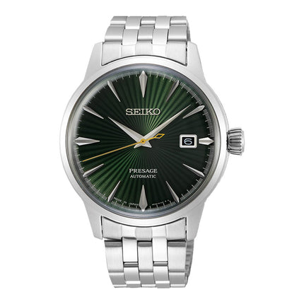 Seiko Presage SRPE15J1 Cocktail Time Mockingbird Automatic Green Dial Stainless Steel Strap
