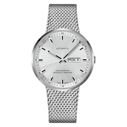 MIDO Commander II M031.631.11.031.00 Chronometer Automatic Silver Dial Stainless Steel Strap