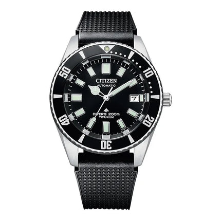 Citizen Promaster NB6021-17E Automatic Fujitsubo Titanium Black Dial Black Polyurethane Strap
