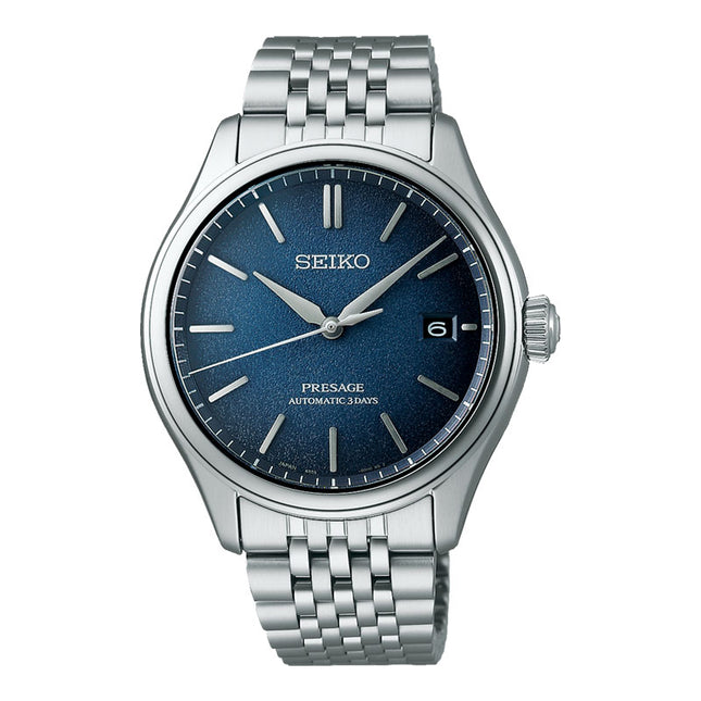 Seiko Presage Classic SPB525J1 Automatic In Ai-iro Japan Blue Stainless Steel Strap