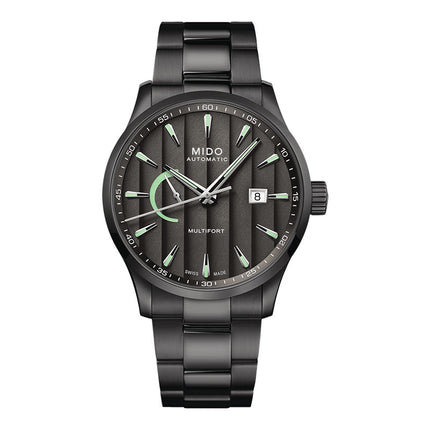 MIDO Multifort III M038.424.33.061.00 Power Reserve Anthracite Dial Anthracite Stainless Steel Strap