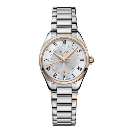 Mido Belluna M024.110.22.103.00 Royal Lady Pearl Oyster Dial Stainless Steel Strap