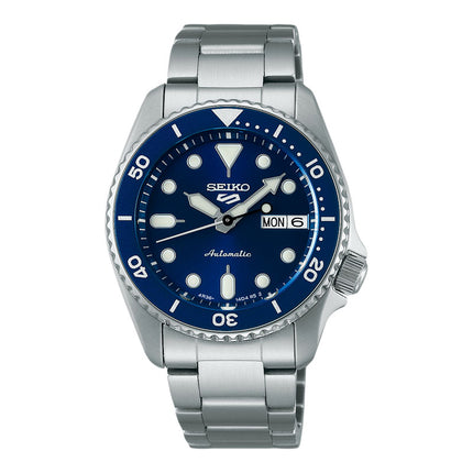 Seiko 5 Sports SRPL77K1 SKX Series New Colour Collection Street Blue Dial Stainless Steel Strap
