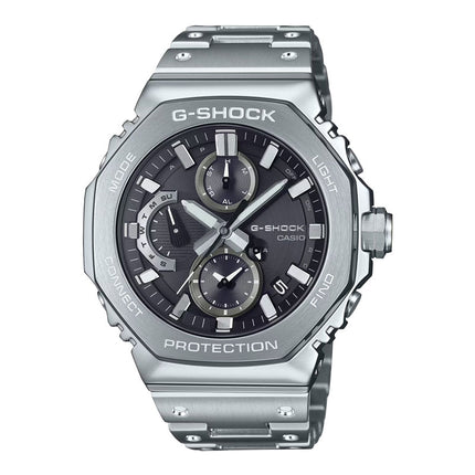 Casio G-Shock GMC-B2100D-1ADR CasiOak Full Metal Black Dial Stainless Steel Strap