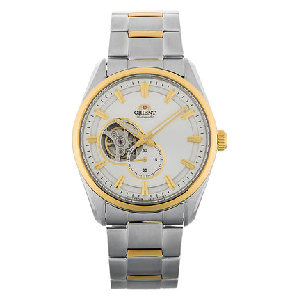 Orient Contemporary RA-AR0001S Open Heart Automatic Silver Dial Dual tone Stainless Steel Strap