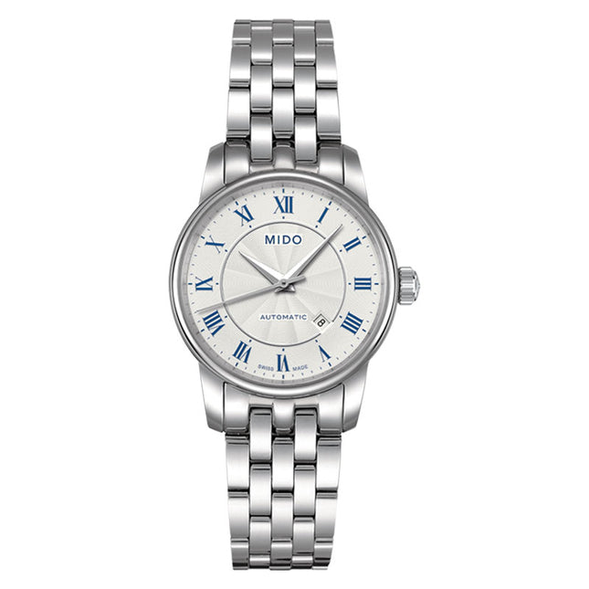 MIDO Baroncelli II M7600.4.21.1 Automatic Silver Dial Stainless Steel Strap