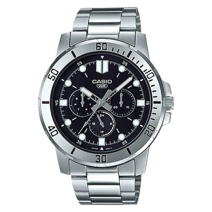 Casio General MTP-VD300D-1EUDF Men Black Dial Stainless Steel Band