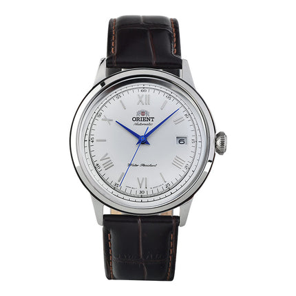 Orient Bambino V2 Roman TAC00009W Automatic White Dial Brown Leather Strap