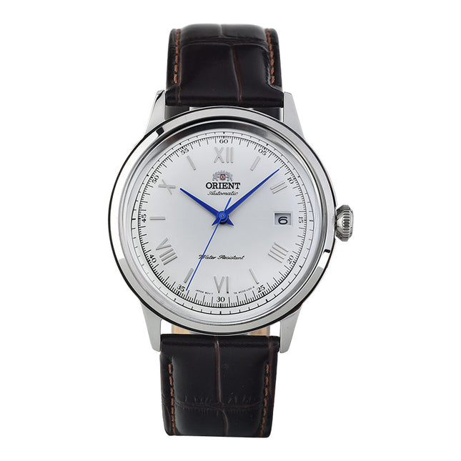 Orient Bambino V2 Roman TAC00009W Automatic White Dial Brown Leather Strap