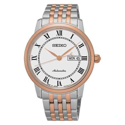 Seiko Presage SRP766J1 Automatic White Dial Two Tone Stainless Steel Strap