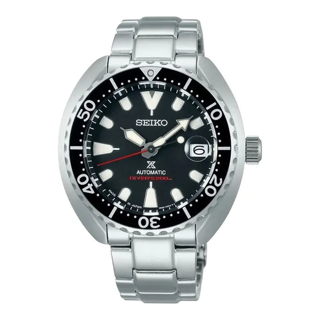 Seiko Prospex SBDY085 Mini Turtle Black Dial Stainless Steel Strap (JDM)