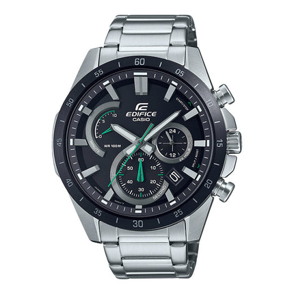 Casio Edifice EFR-573DB-1AVUDF Chronograph Black Dial Stainless Steel Band