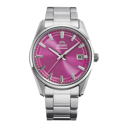 Orient Contemporary RA-AC0R07P Stretto Date Pink Dial Stainless Steel Strap Limited Edition
