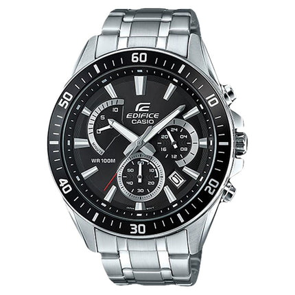 Casio Edifice EFR-552D-1AVUDF Chronograph Black Dial Stainless Steel Band