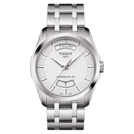 TISSOT T-Classic T035.407.11.031.01 Couturier Powermatic 80 Silver Dial Stainless Steel Strap