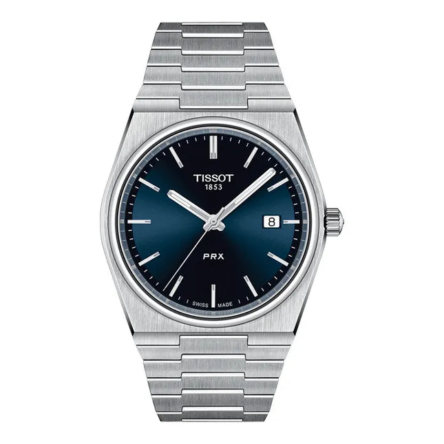 Tissot PRX 40mm T-Classic T137.410.11.041.00 Blue Dial Stainless Steel Strap