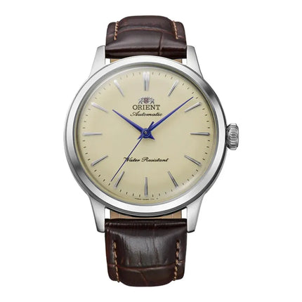 Orient Classic RA-BB0104Y Bambino 36 Automatic Ivory Dial Brown Leather Strap