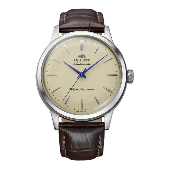Orient Classic RA-BB0104Y Bambino 36 Automatic Ivory Dial Brown Leather Strap