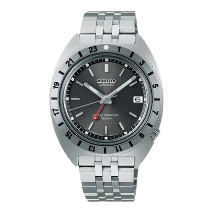 Seiko Prospex Land SPB411J1 GMT Navigator Timer Recreation Grey Dial St. Steel Strap Limited Edition