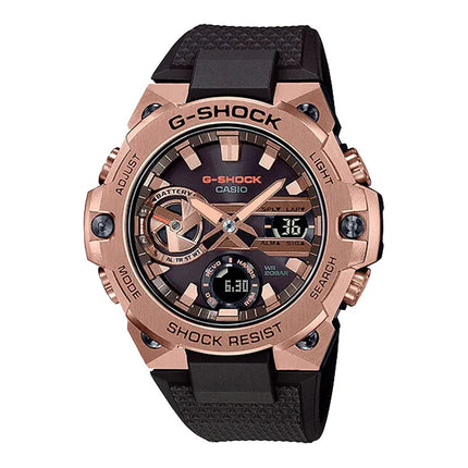 Casio G-Shock G-Steel GST-B400MV-5ADR Tough Solar Digital Analog Dial Dark Brown Resin Band