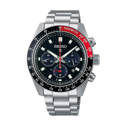Seiko Prospex SSC915P1 Speedtimer Solar Chronograph Black Dial Stainless Steel Strap